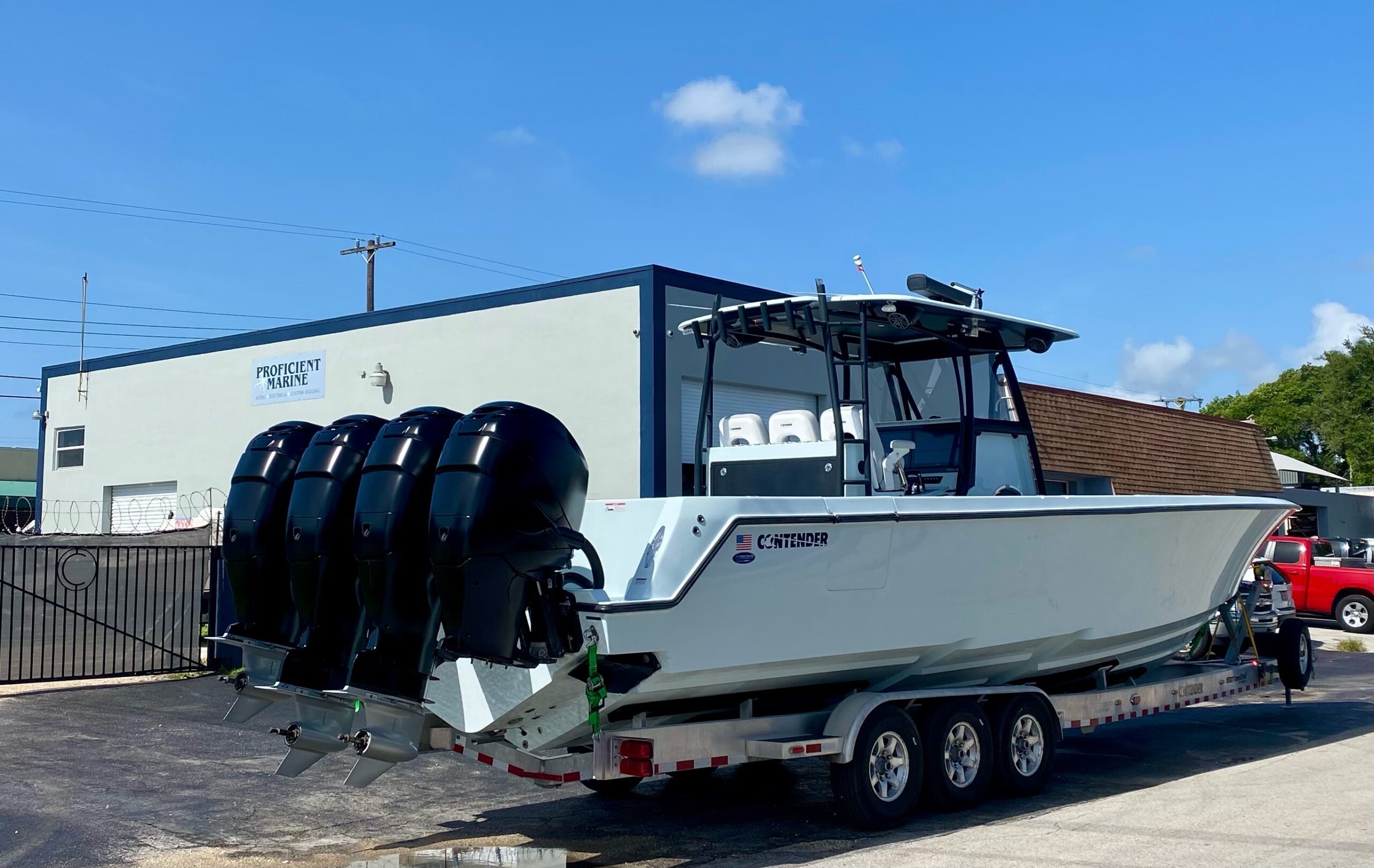 39 contender custom garmin radar